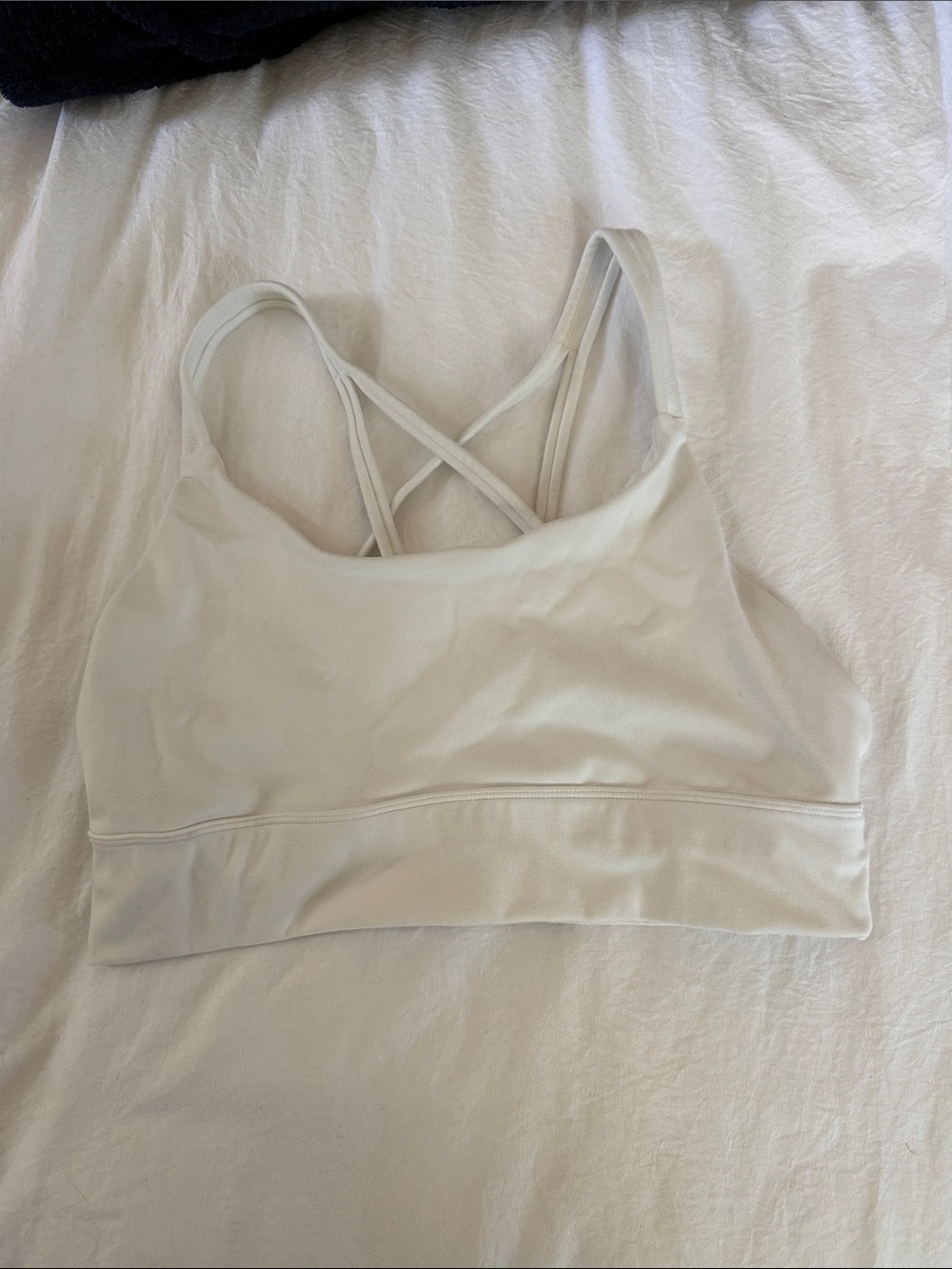 Women’s White Strappy Bralette - Lightweight Comfort